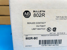 Load image into Gallery viewer, Surplus - Allen-Bradley 802R-BC /B Sealed Contact Oil Tight Limit Switch
