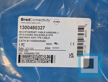 Cargar imagen en el visor de la galería, Brad Connectivity 1300480327 M12 Ethernet Cable Assembly E11A06004M460 - NEW
