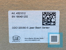 Load image into Gallery viewer, UE Micro-Epsilon ODC1200/90-5 Laser Beam Sensor 4321012 - NEW IN BOX
