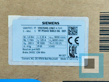 Cargar imagen en el visor de la galería, Siemens 1FK7040-2AK7 4-1SH1 Servo Motor 1FK7040-2AK74-1SH1 - NEW OPEN BOX
