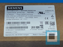 Load image into Gallery viewer, Siemens 6SE6400-4BD11-0AA0 Micromaster 4 Braking Resistor - NEW
