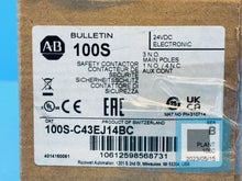 Load image into Gallery viewer, Allen-Bradley 100S-C43EJ14BC /B Series B Safety Contactor - NEW IN BOX
