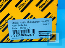 Load image into Gallery viewer, Atlas Copco 4211 5424 85 Model A485 Multicharger 18-36V - NEW SEALED
