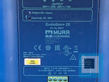 Load image into Gallery viewer, Murr Elektronik 85011 Evolution+ 20 Power Supply  Output: 48V, 20A, 56V, 16A
