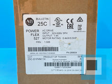 Cargar imagen en el visor de la galería, Allen-Bradley 25C-D1P4N114 Series A PowerFlex 527 AC Drive - NEW OPEN BOX
